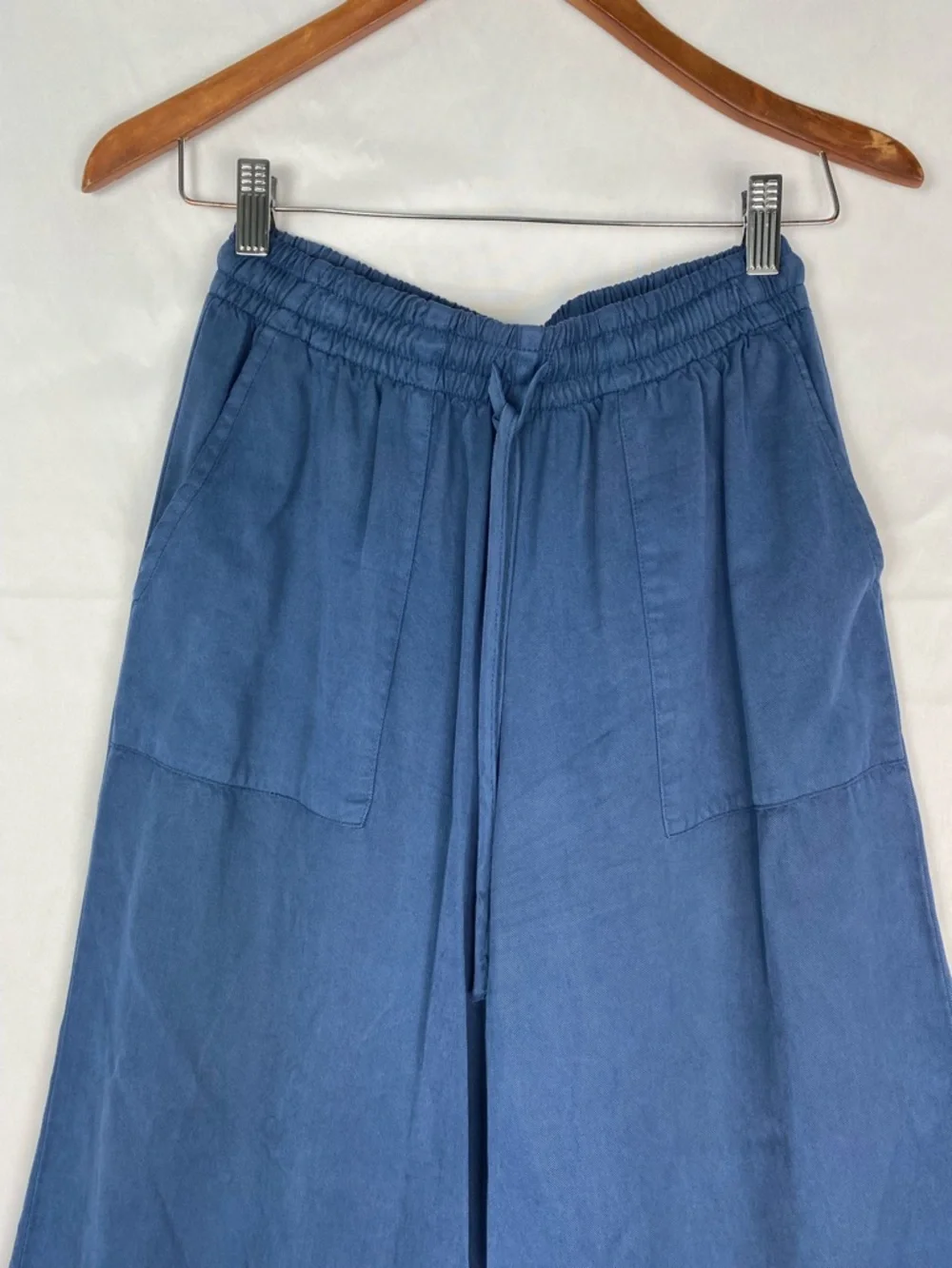 Back Beat Rags Wide Leg Blue Size Small Drawstring - Picture 3 of 5